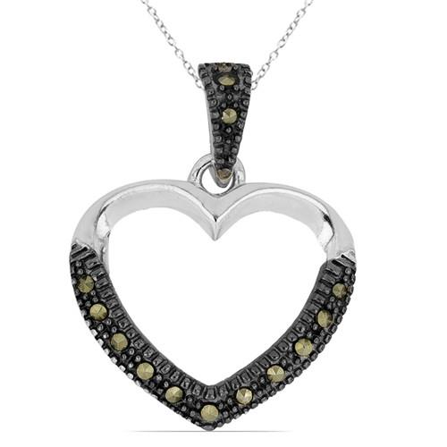 BUY 925 STERLING SILVER AUSTRIAN MARCASITE GEMSTONE PENDANT